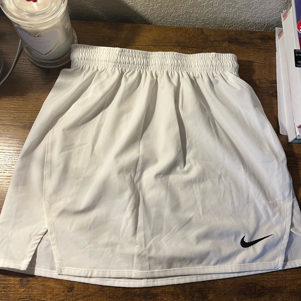 Nike White Athletic Skirt